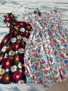Lot of 2 Dot Dot Smile Twirl Dresses